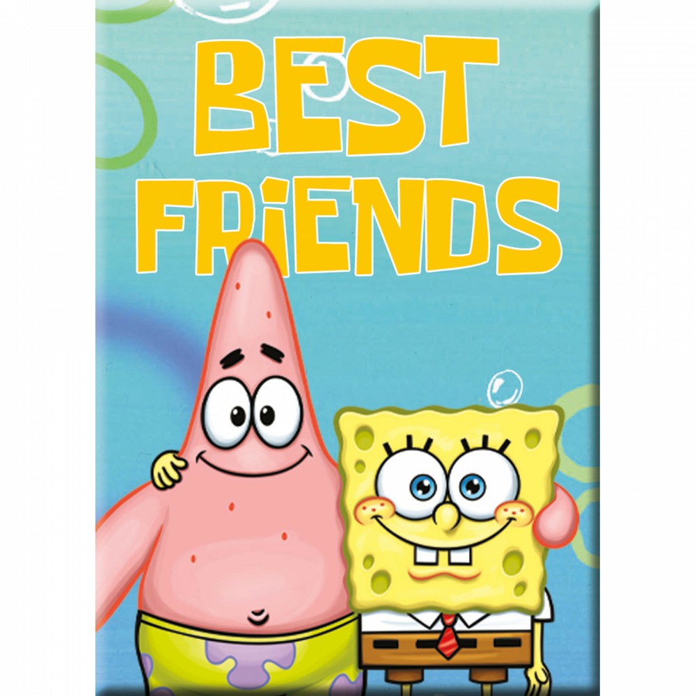 SpongeBob SquarePants Best Friends Magnet Blue