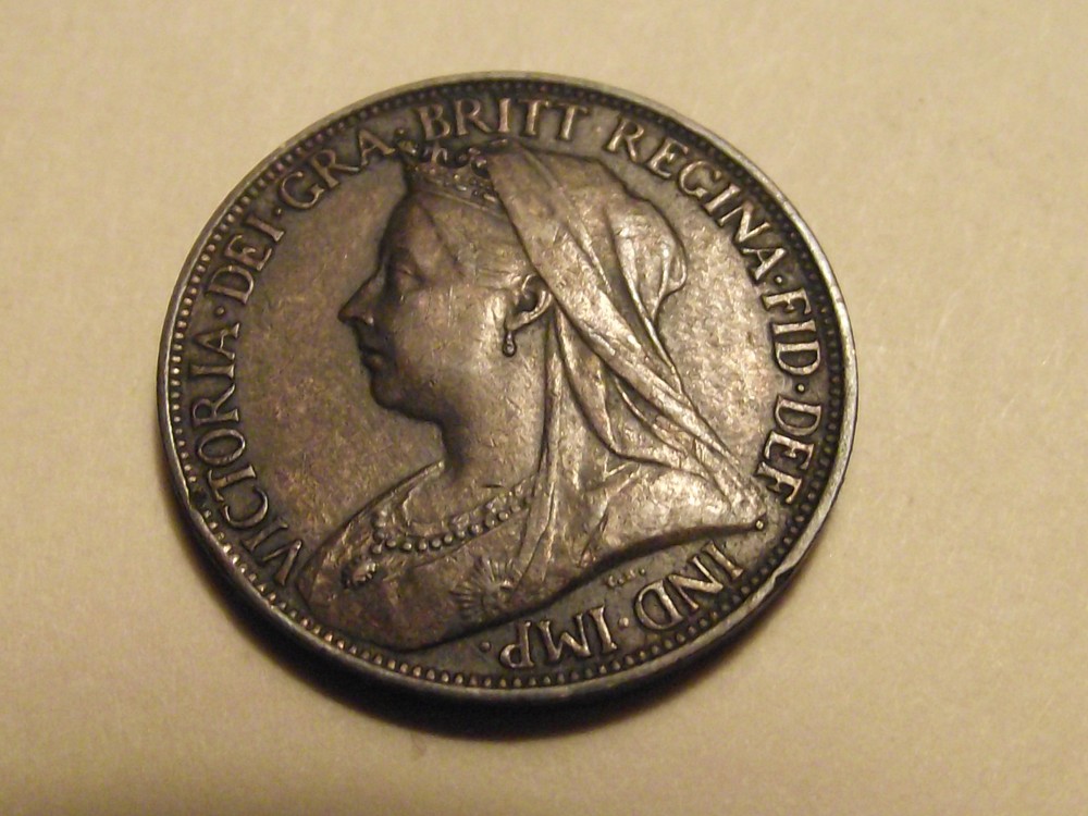 #3324 Great Britain; 1 Farthing 1900