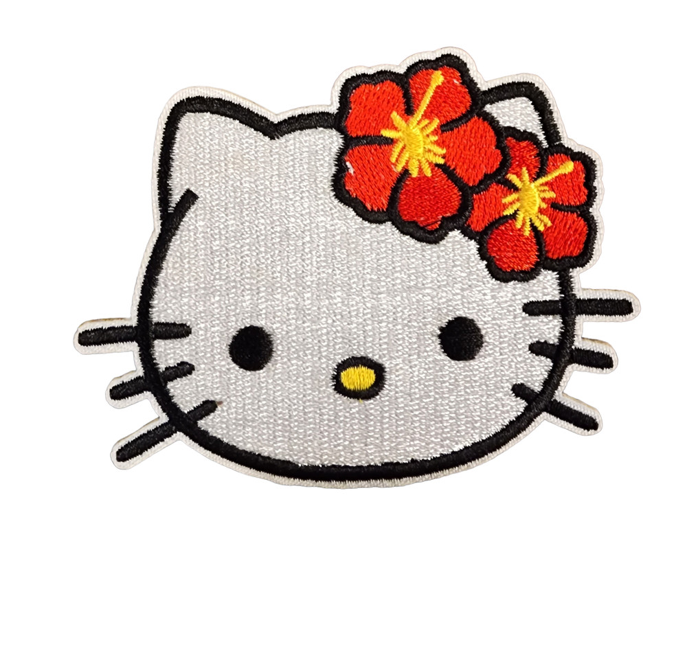 Iron On Patch Hello Kitty Face Pop Culture Classics