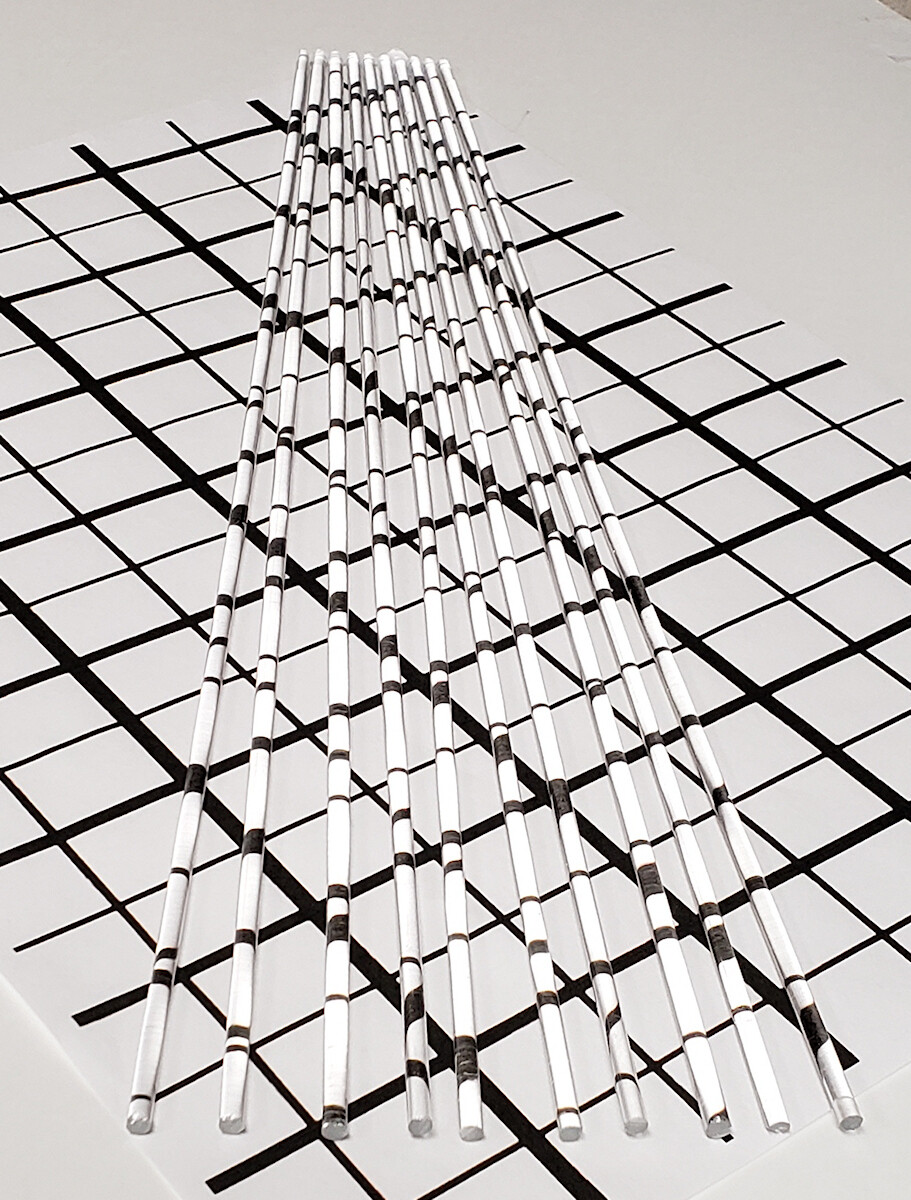 10 CLEAR ACRYLIC PLEXIGLASS LUCITE ROD 1/8” (.125") DIAMETER 12” LONG FREE SHIP