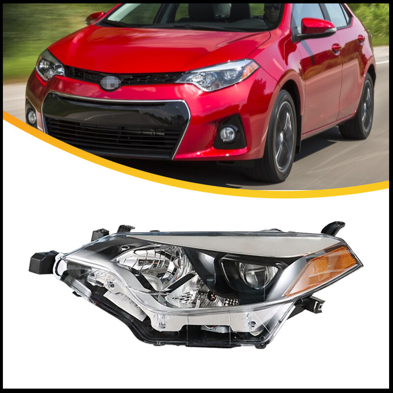 For 2014 2015 2016 Toyota Corolla Headlights Headlamps Assembly Driver Side Left