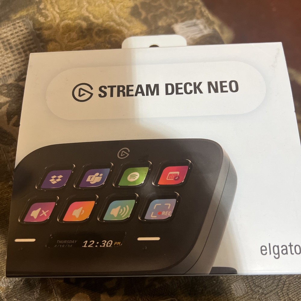 Elgato Stream Deck Neo 8-Keys Black 20GBJ9901