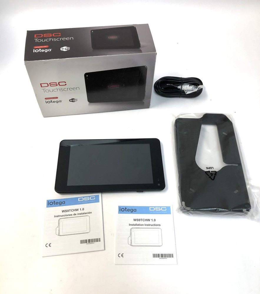 DSC WS9TCHW NA Wireless Touchscreen Security Keypad – Excellent Condition