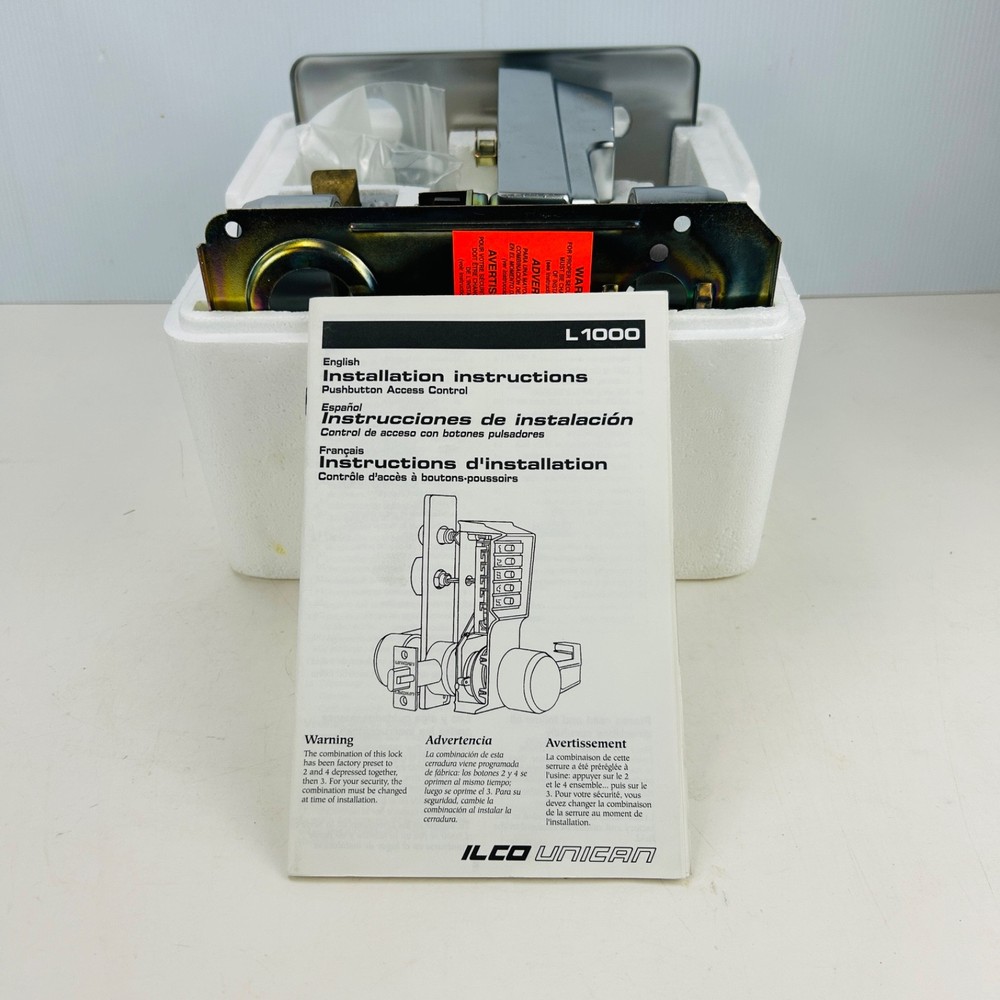 Kaba Simplex LR 1021R-26D-41 Pushbutton Combination Entry Lockset, Lever Handle