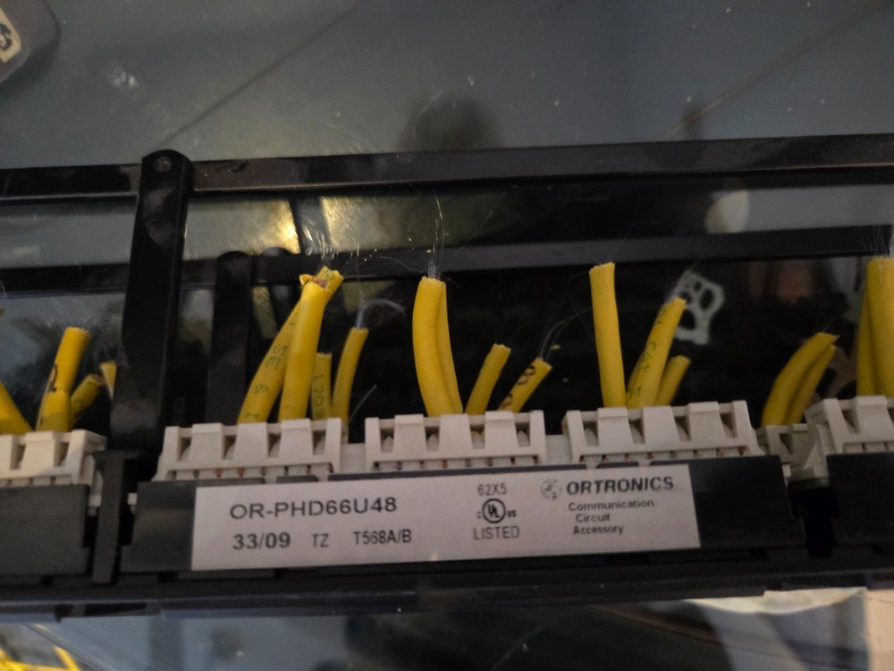 Ortronics Cat5e 48 Port Patch Panel Rack Mount Tech Choice Network