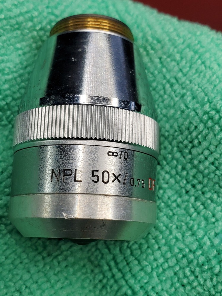 Leitz Leica Wetzlar Germany NPL 50x/0.75 DF Microscope Objective