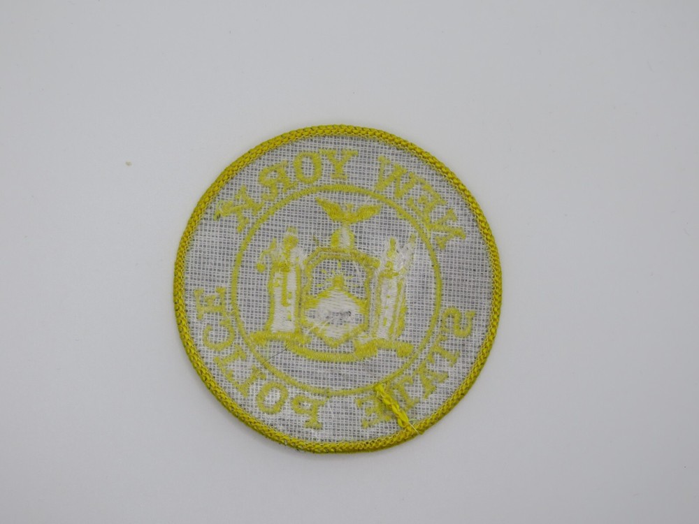 New York State Police hat patch