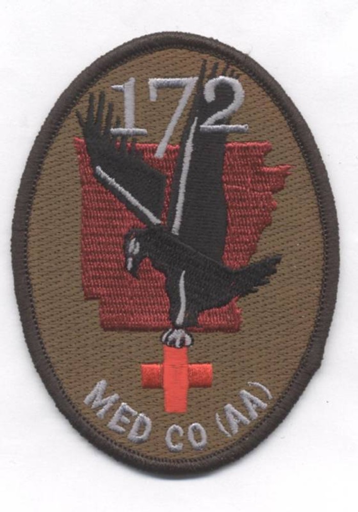 172nd MED CO(AA) desert patch