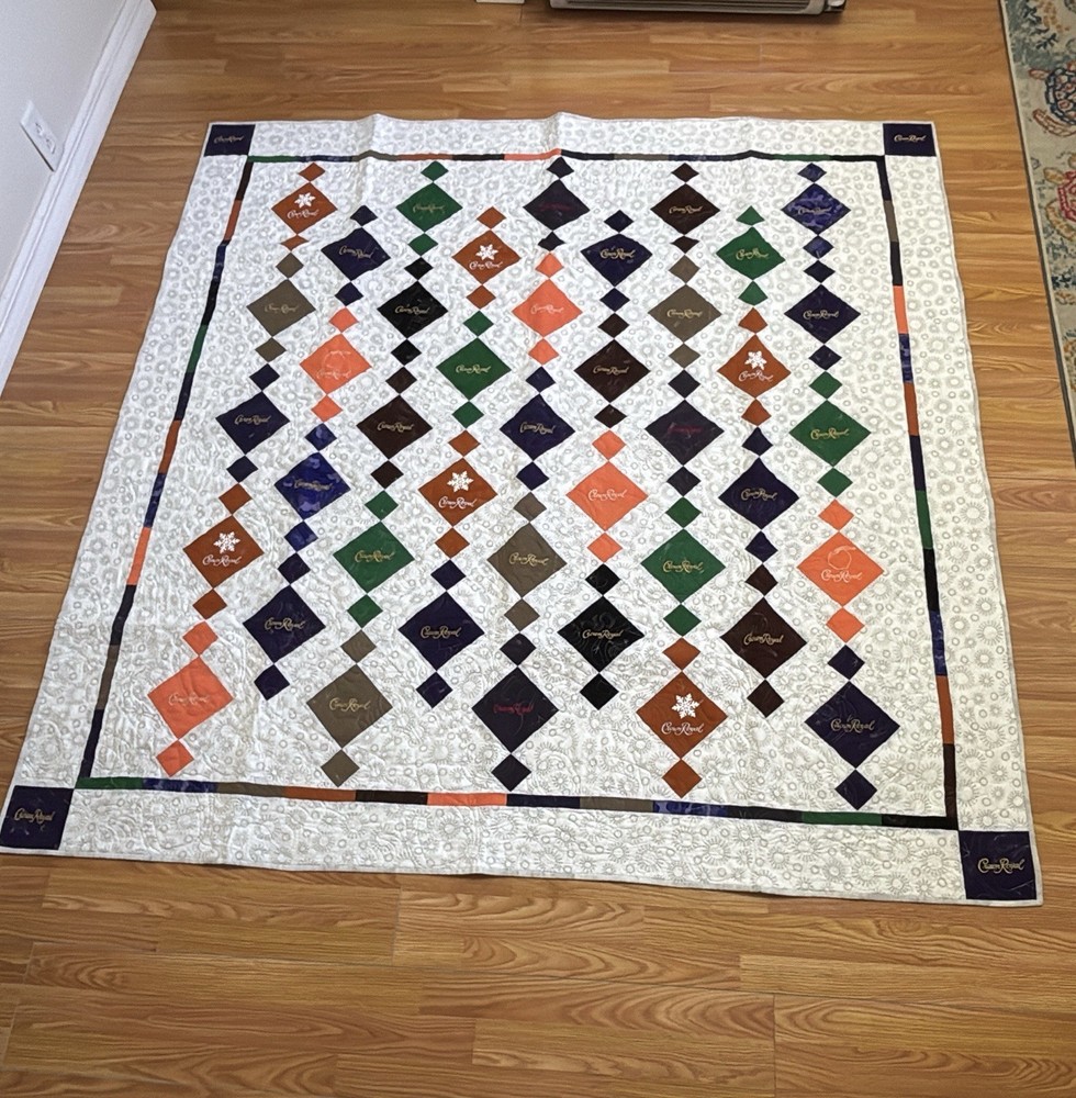 Crown Royal Patchwork Quilt Multicolor Pattern
