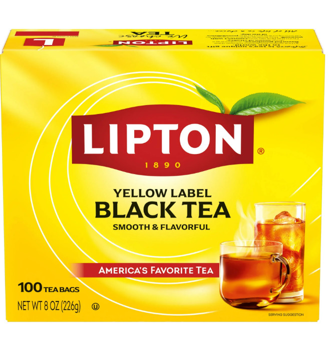 Lipton Black Tea bags, 100 count...