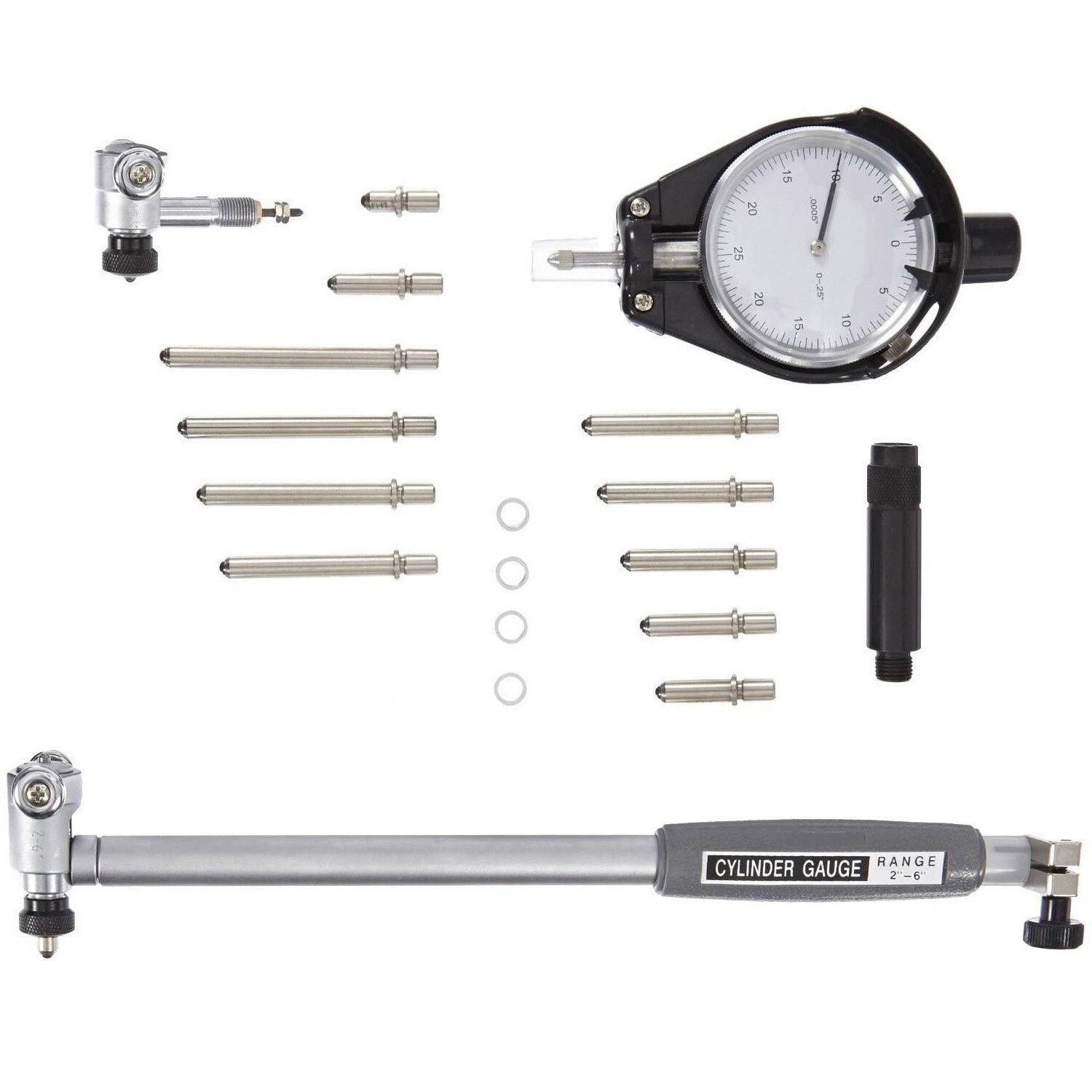 HFS(R) 2" - 6" Dial Indicator Bore Gage .0005" Gauge