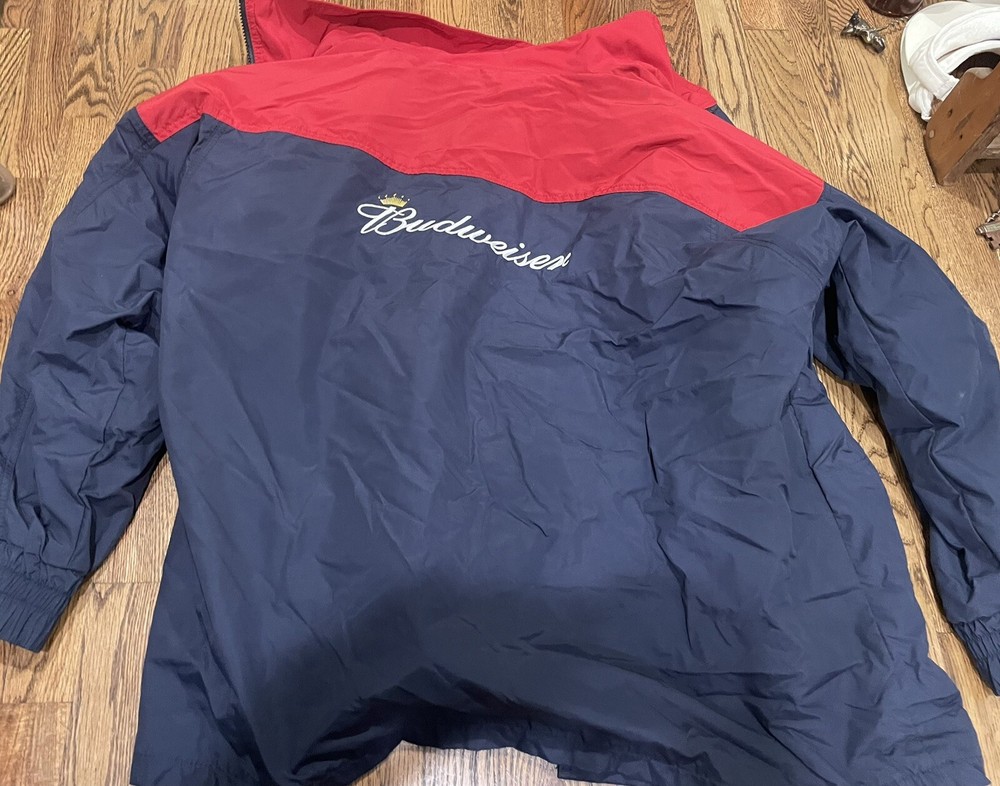 3XL Budweiser Outer Shell Jacket Distributor Coat Bud Light NLHB