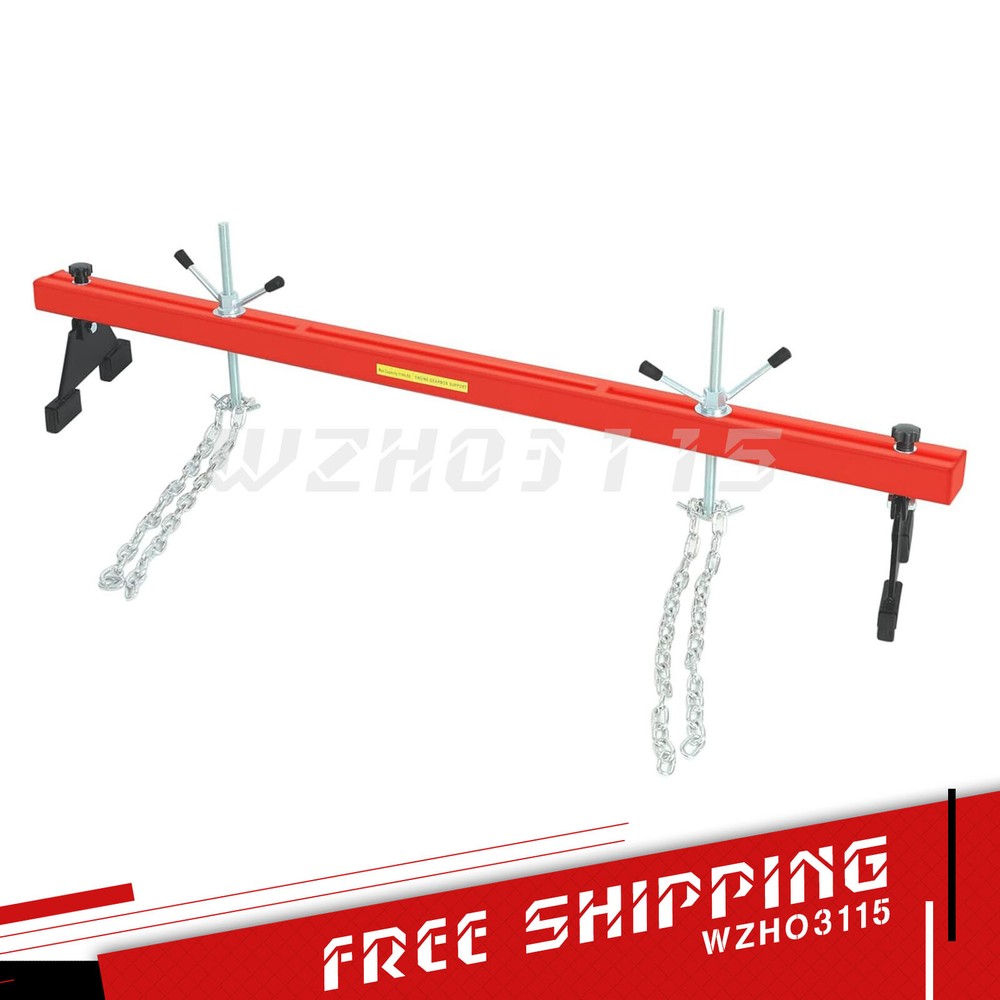 1100 Lbs Engine Support Bar Engine Load Leveler Transmission w/ Dual Hook