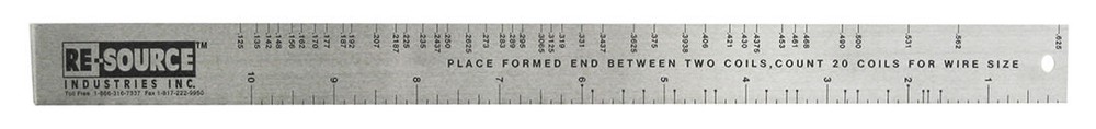 Spring Wire Gauge (RULER)