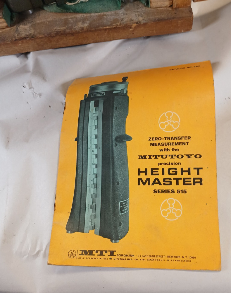 Mitotoyo MFG CO Height Master Model 515 Cat No. HM6 Precise Measuring Tool
