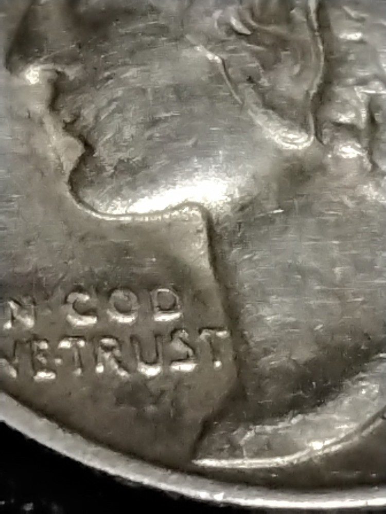 1944 S Mercury Dime Error "In Cod We Trust " Full Bands