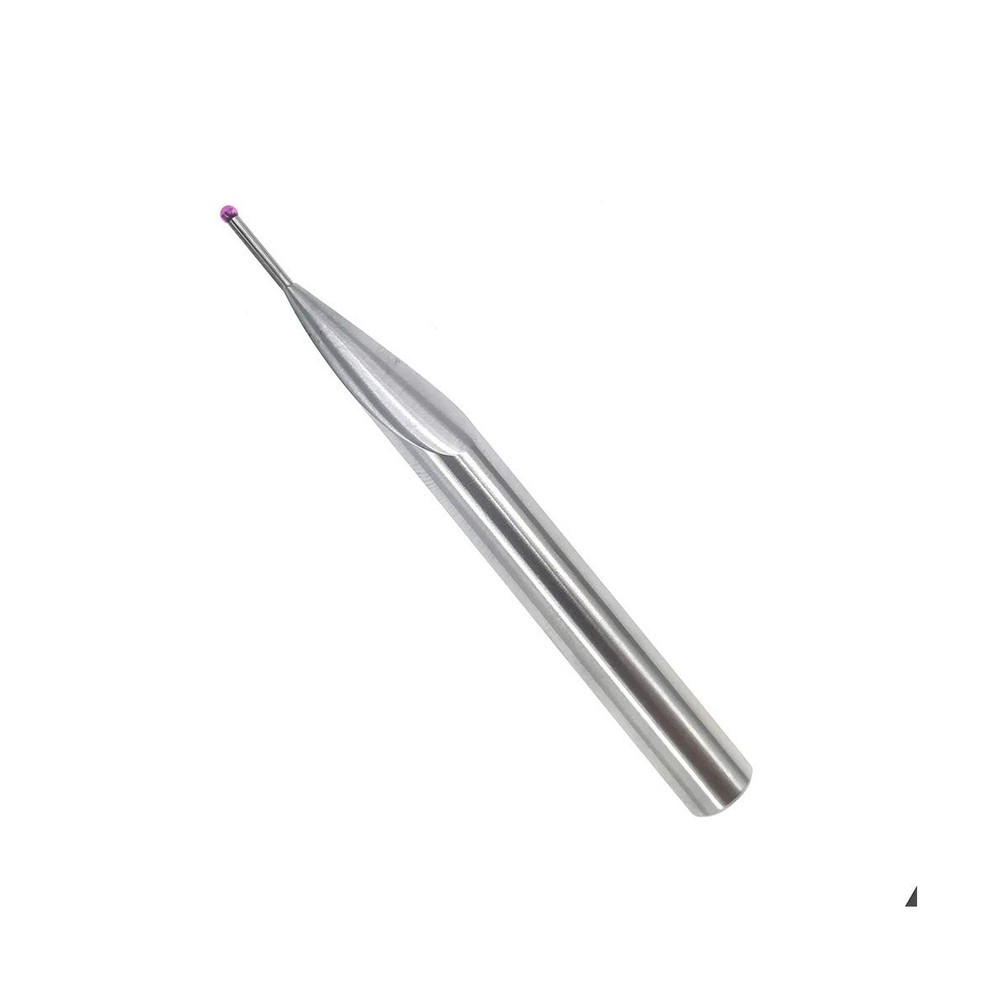 Ball Tip Probe Insert 2mm Diameter Ruby Ball Tips 8mm Diameter Shank 80mm Len...