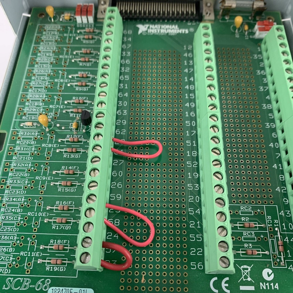 National Instruments SCB-68 Connector Block Lot