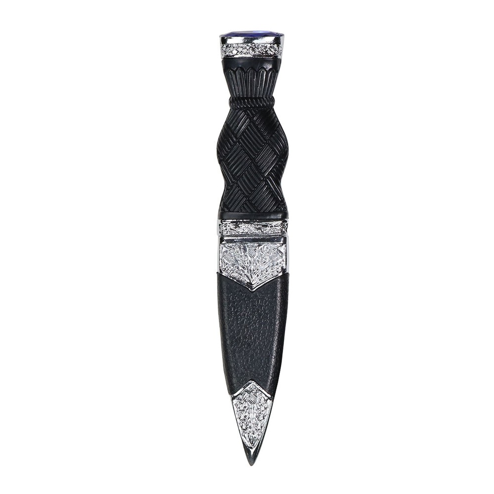 Thistle Sgian Dubh Blue Gem Top