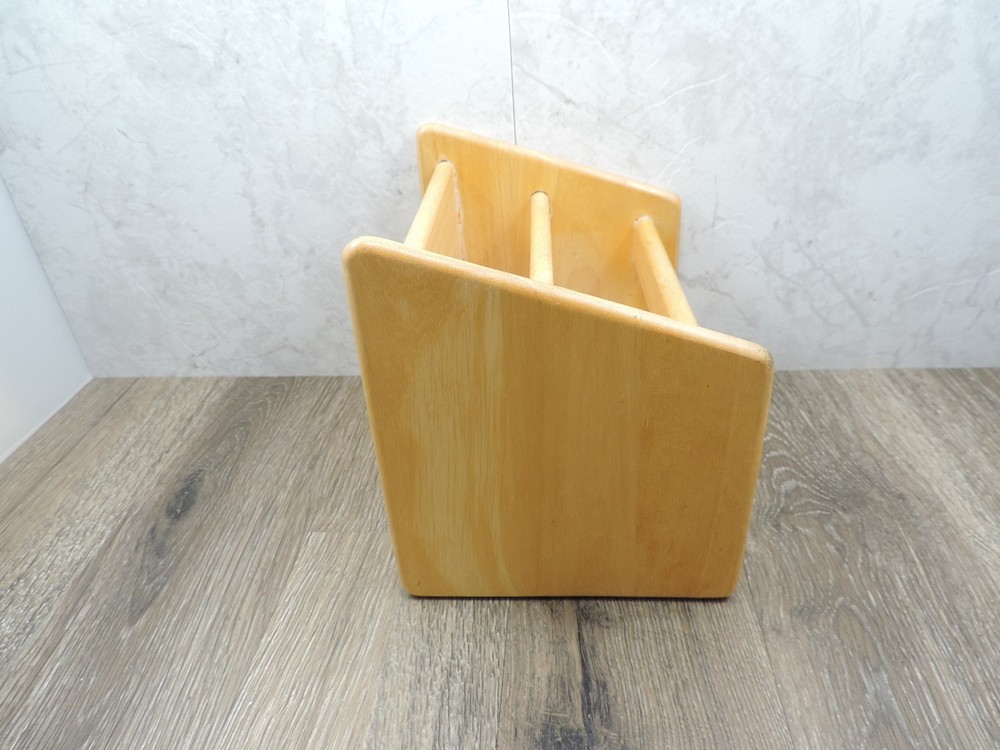 Wooden Remote Control Caddy 7"x6.5"x5.5"