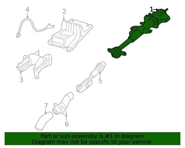 Genuine GM Steering Column 26088714