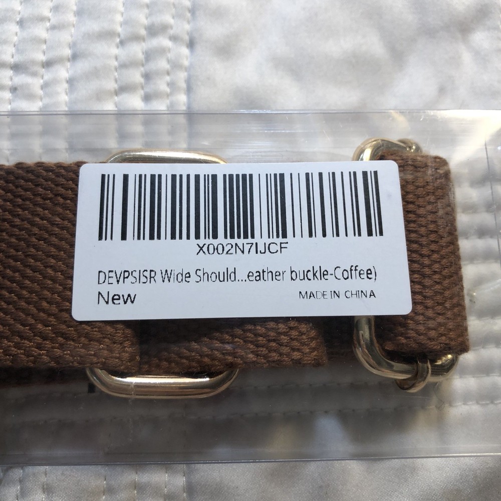 DEVPSISR Replacement Strap Brown in excellent condition. New with tags.