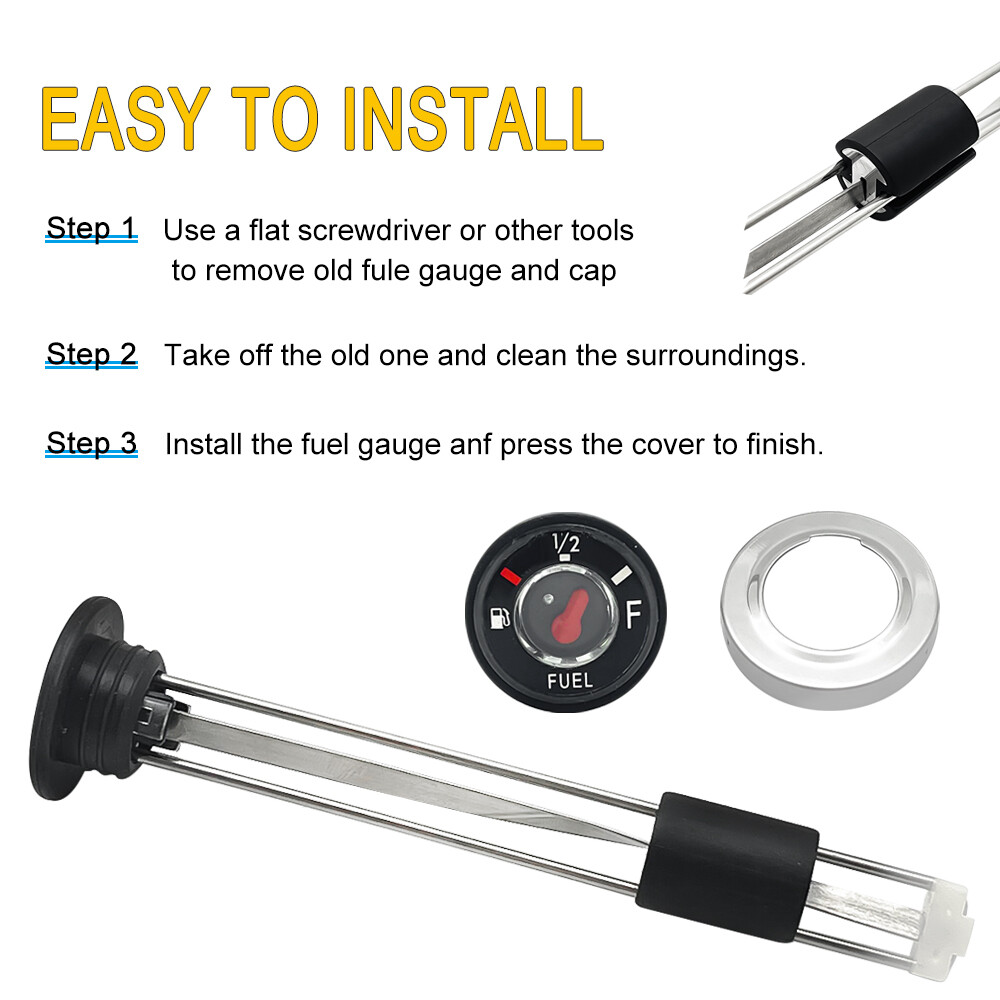 Fuel Gas Gauge Meter for Kawasaki Bayou 220 250 300 400 Prairie 300 400 89-2011