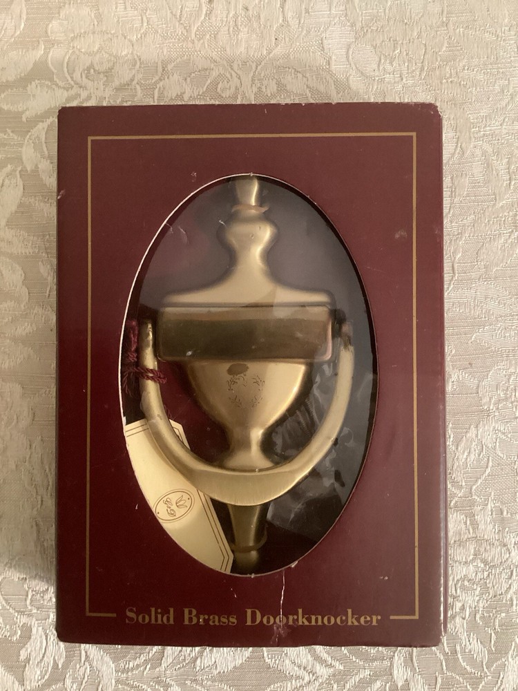 Solid Brass 6-1/2” Door Knocker
