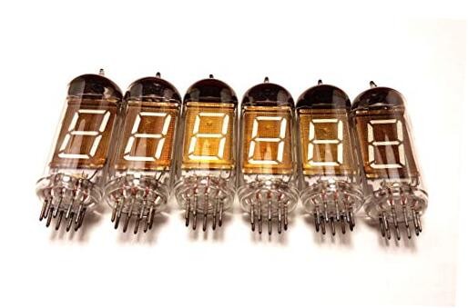 IV-12 Large Vfd 7-Segment Clock Tubes 6pcs