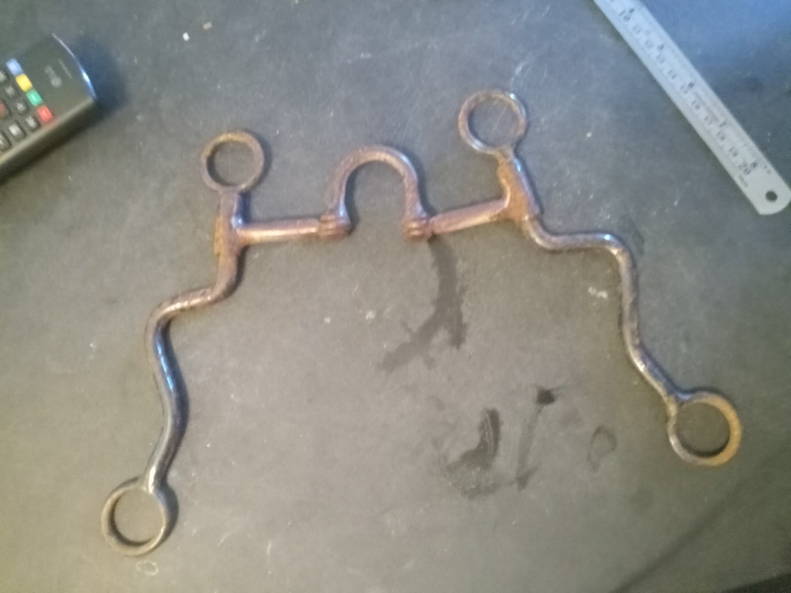 used correction bit 5 1/4 in mouth sweet iron copper inlays