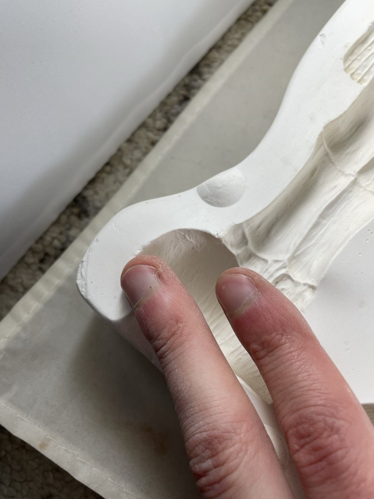 Nowell’s Inc Ceramic Casting Mold Skeleton & Mummy Figurine #NM-1797 Halloween