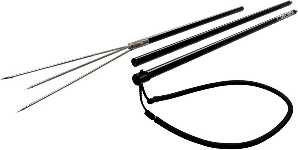 Cressi Aluminium Pole Spear, Black