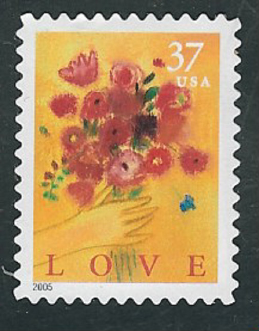 Scott #3898...37 Cent...LOVE...3 Stamps