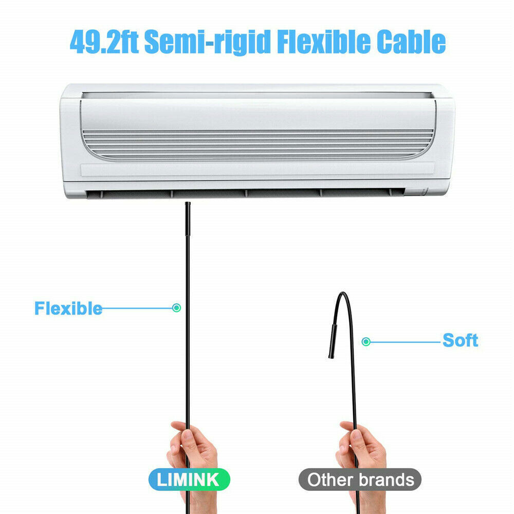 Wireless Wifi 10m HD Endoscope Camera Borescope Inspection For Android iPhone