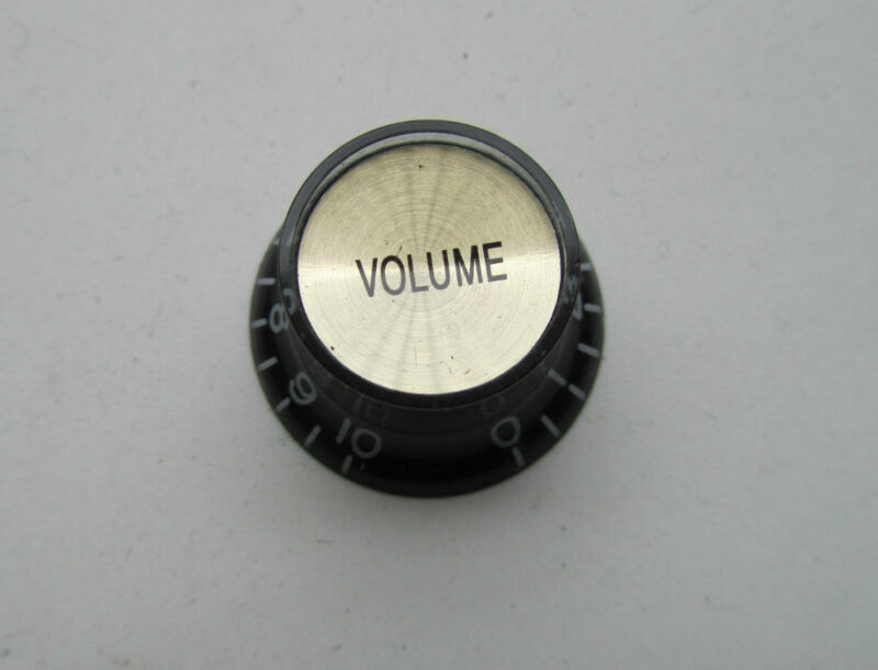 4* LP Guitar Reflector Knobs Black/Gold Top Hat Knobs Fit Epiphone Les Paul SG