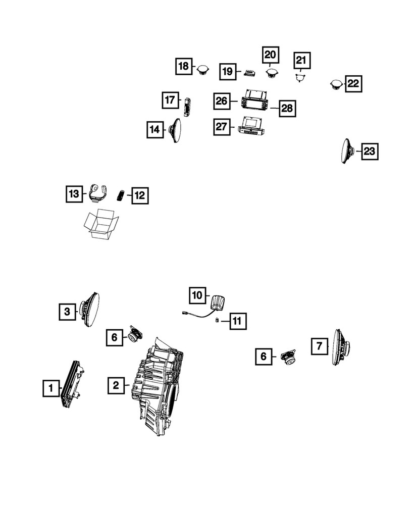 Genuine Mopar Uconnect Module 5091960AD