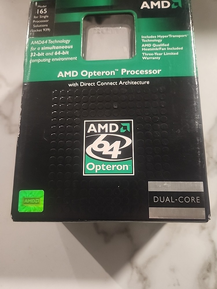 AMD 64 Opteron Processor Model 165 Dual Core Processor NEW Open Box