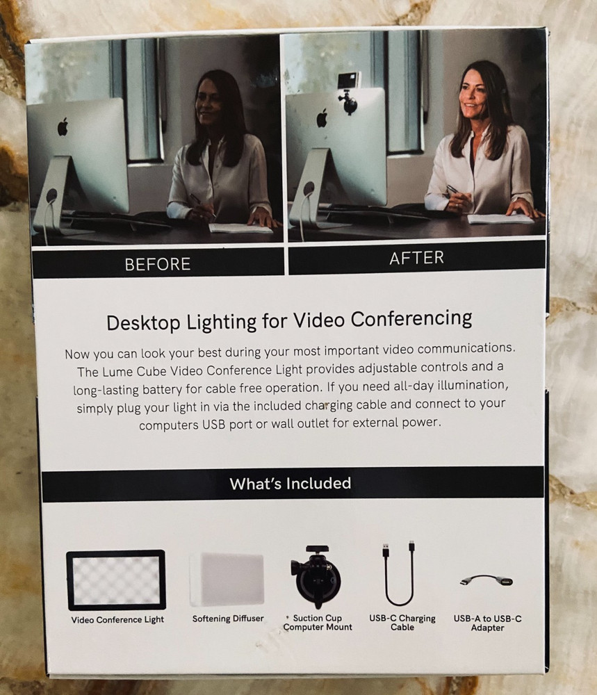 Lume Cube Video Conference Lighting Kit- Used In Box