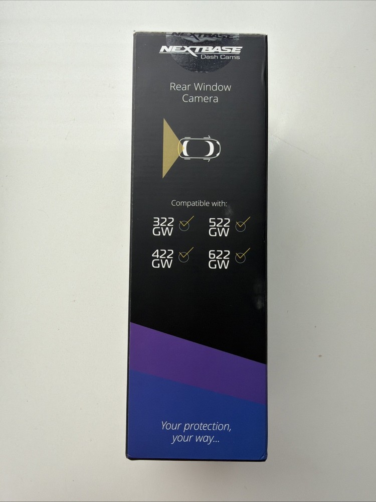 Nextbase Dash Cams Rear Window Camera in Black w/ Cables (NBDVRS2RWC)