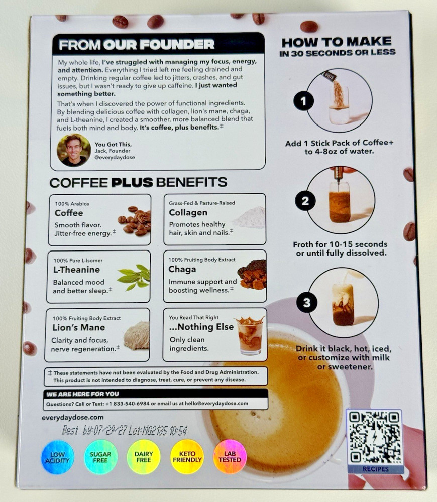 Everyday Dose Mushroom Coffee Sample Kit