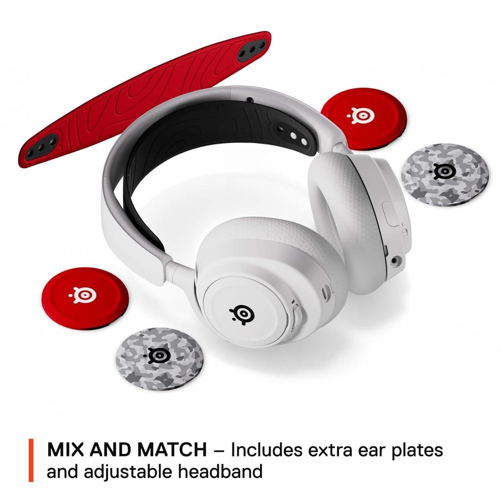 SteelSeries Exclusive Nova 7 Headset w/ Booster Pack USB-C Bluetooth Excellent