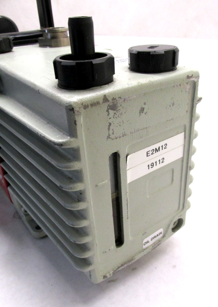 AS-IS! EDWARDS 2-STAGE ROTARY VANE VACUUM PUMP - #E2M-12