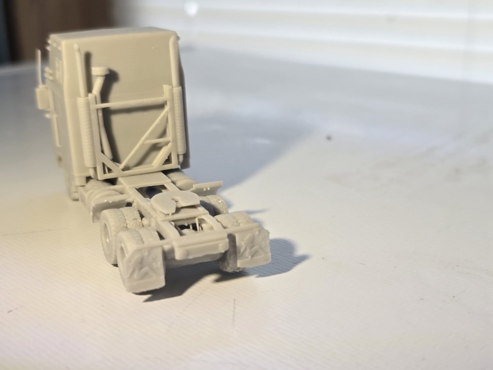 N Scale Peterbilt 352 Custom Sleeper Premium Line Undecorated Kit 3d Printed