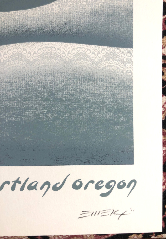 Adele EMEK Signed Number Poster June 2011 Portland Extra Signed # Strip Aug 11