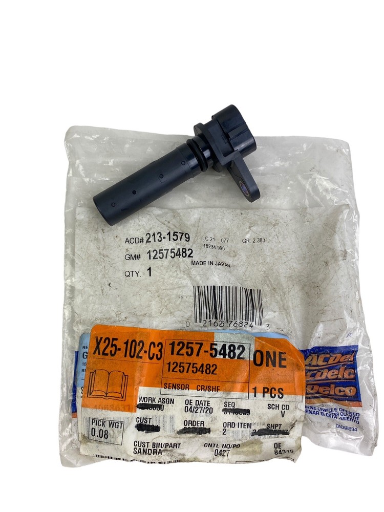 ACDelco 213-1579 Crankshaft Position Sensor for VIN Y LD8 Engine