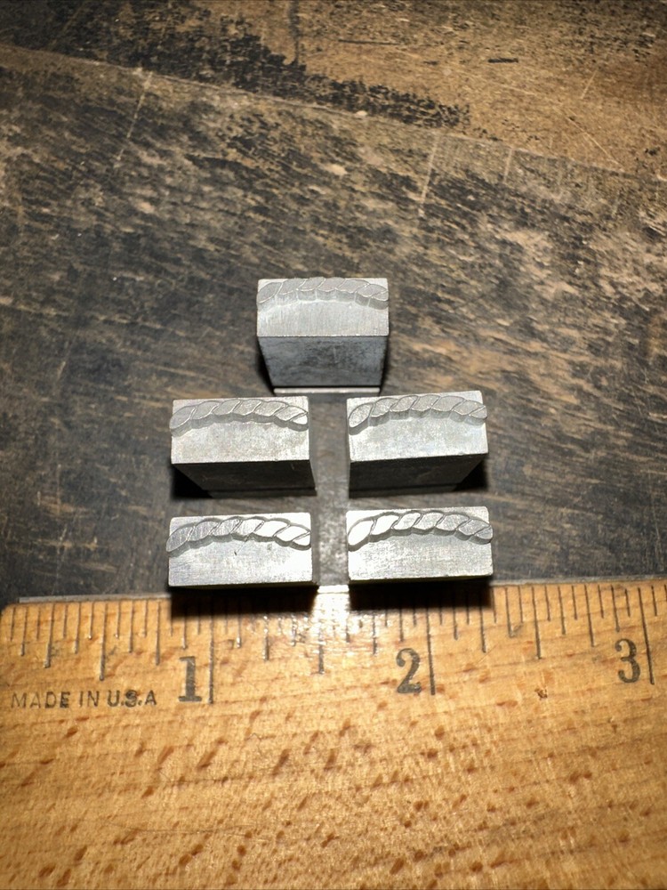 Printing Blocks ( 5 Ornamental Borders) Lead Blocks