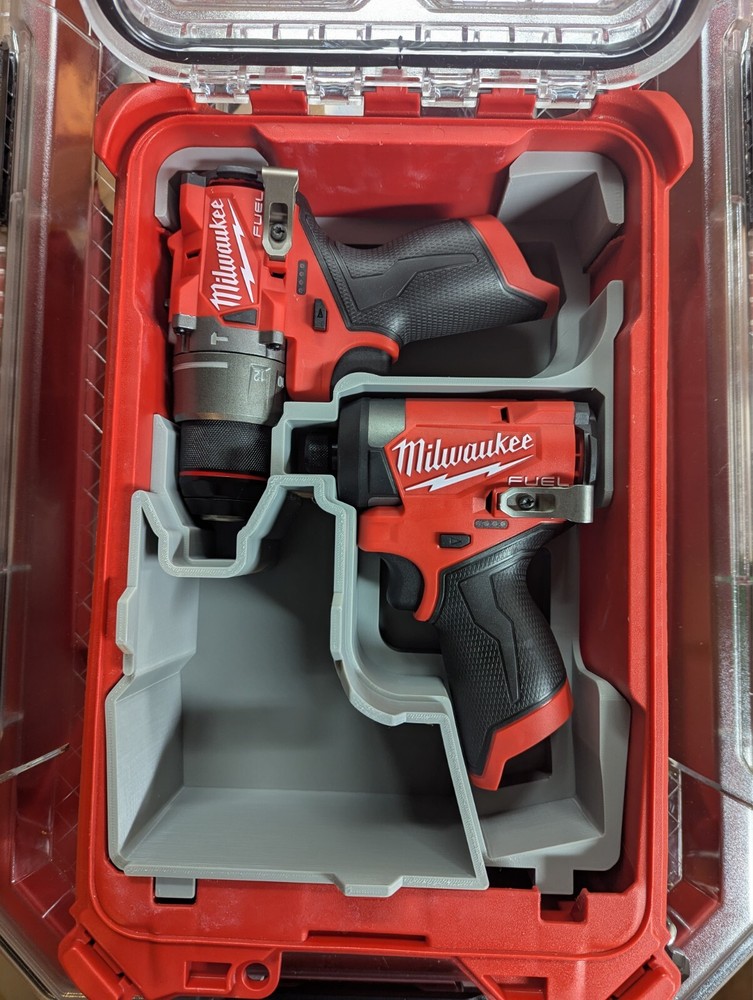 Milwaukee Packout Insert for M12 Drill and Impact Driver Gen3  (Insert Only)