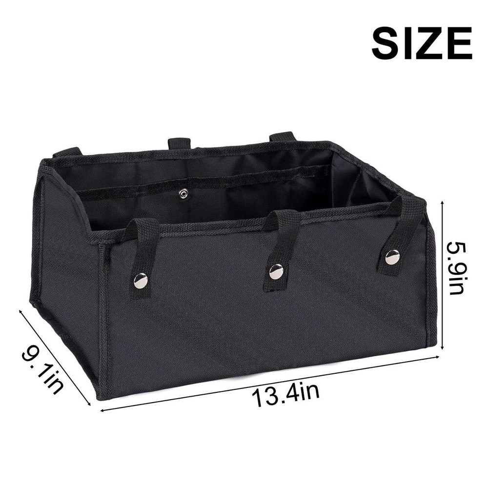 Rollator Walker Underseat Bag – Large Canvas Storage Organizer | Secure Snaps US