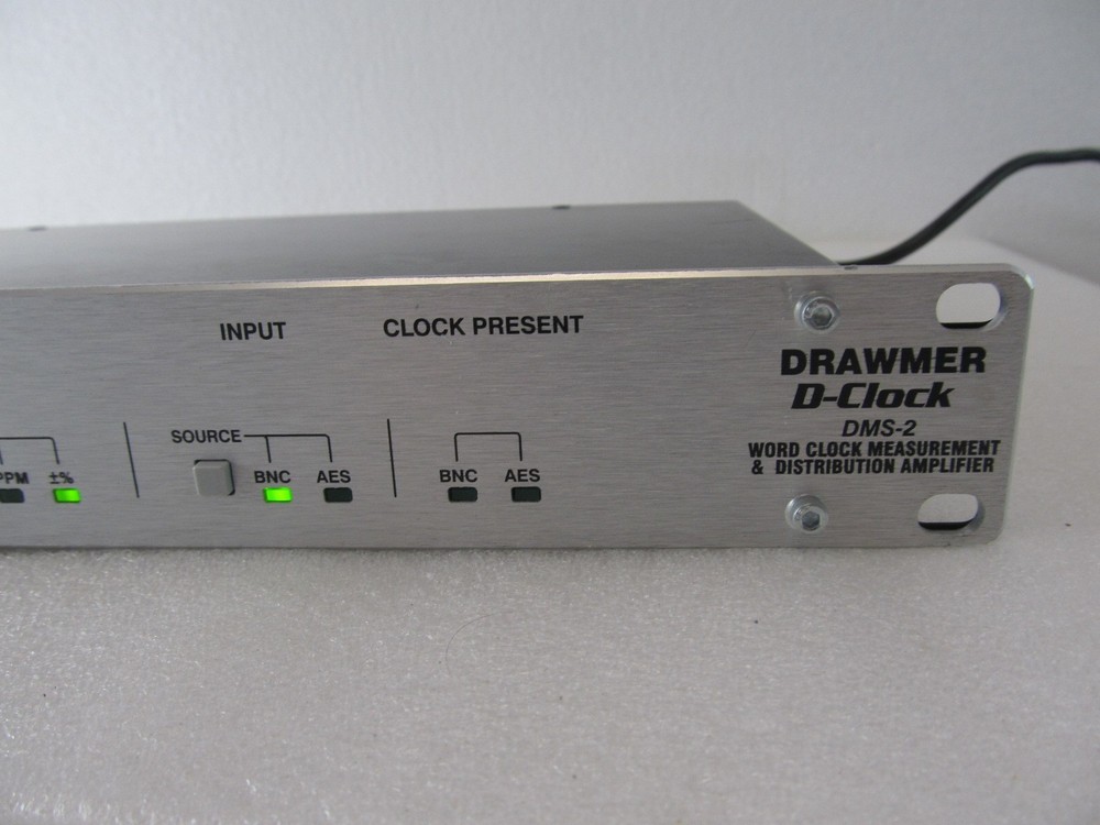 Drawmer D-Clock DMS-2 Master Clock Distributor Rack Mountable