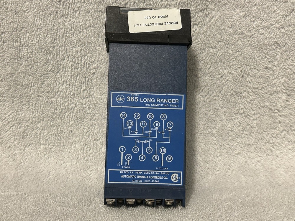 ATC SERIES 365 Long Ranger Computing Timer & Display 7A 1/6HP 250 VAC NOS